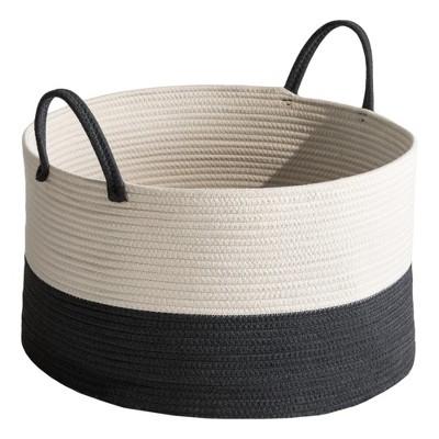 Cesicia Cotton Round Laundry and Storage Basket