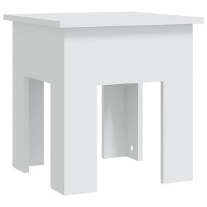 vidaXL Coffee Table White 15.7"x15.7"x16.5" Engineered Wood - 1 of 4