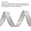 Unique Bargains Double Face Wide Satin Ribbon with Gold Edges for Wedding Bouquet - 3 of 4