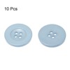 Unique Bargains Resin Snap Fastener Round Flat 4-Hole Sewing Buttons 10 Pcs - 3 of 4