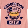 Girls' - Instant Message - Hotdog Concession Crew Fitted Short Sleeve Graphic T-Shirt - 2 of 4