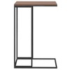 vidaXL Side Table Black 15.7 in.x11.8 in.x23.2 in. Engineered Wood - 3 of 4