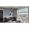 Urban Ambiance Luxury Mid Century Modern  Indoor Ceiling Fan,  13.1"H x 60"W,  Brushed Nickel, UHP9041 - 2 of 4