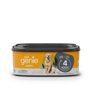 Pet Genie Unscented Jumbo Refill Waste Disposal Bags - 1 of 4