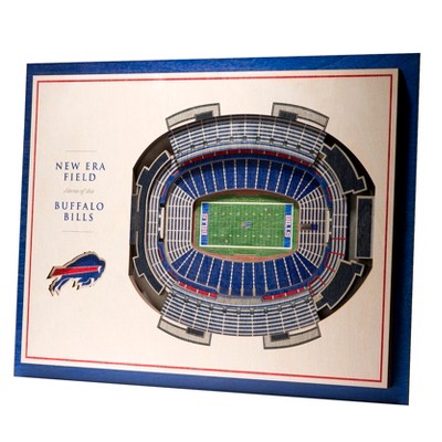 NFL Buffalo Bills 5-Layer StadiumViews 3D Wall Art