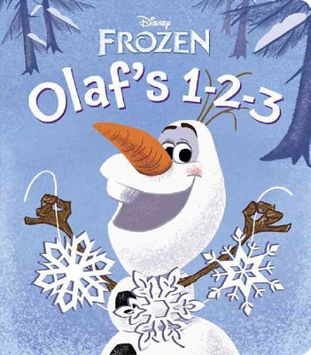 Olaf's 1-2-3 (Disney Frozen) (Illustrator) (Board Book) by Olga Mosqueda RH Disney