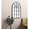 Elegant Lighting Metal windowpane mirror 32 inch in in x 47 inch in in Black - 3 of 4