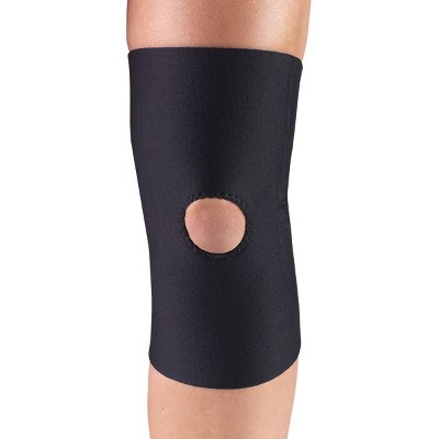 OTC Knee Support, Open Patella, Neoprene, Black