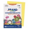 Prang Construction Paper, Medium Weight, Yellow, 9" x 12", 50 Sheets Per Pack, 10 Packs - 2 of 4