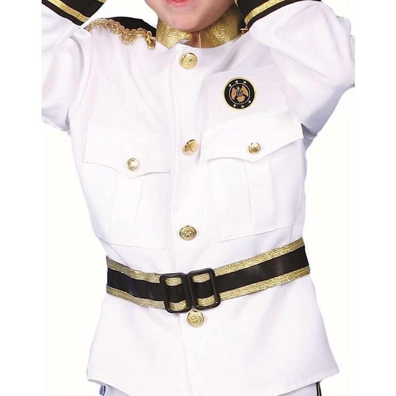 Dress Up America Navy Admiral Costume - Ship Captain Uniform For Toddlers, 2 of 4