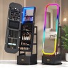 Fredees 360° Swivel Jewelry Cabinet with RGB Lights, Rotatable Full-Length Mirror with Jewelry Storage, Standing Armoire Organizer - 3 of 4
