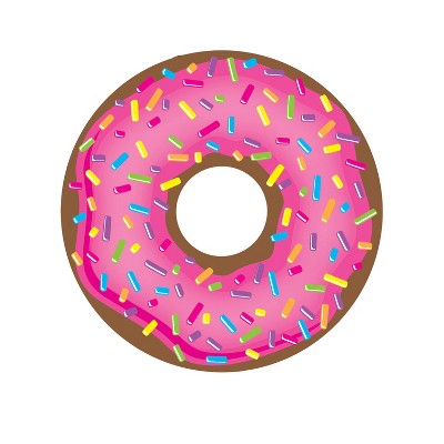 Assorted Colorful Donut-Shaped Magnetic Whiteboard Erasers, Pack of 6