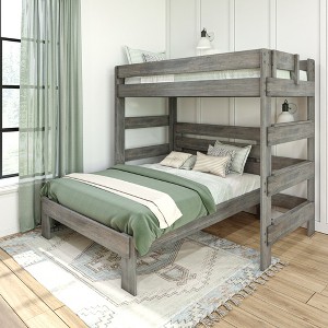 Max & Lily Famrhouse Twin over Full L-Shaped Bunk Bed - 1 of 4