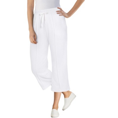 Woman Within Plus Size Easy Going Knit Capri
