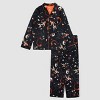 Men's NBC Halloween 2pc Sleep Pajama Set - Black - 2 of 3