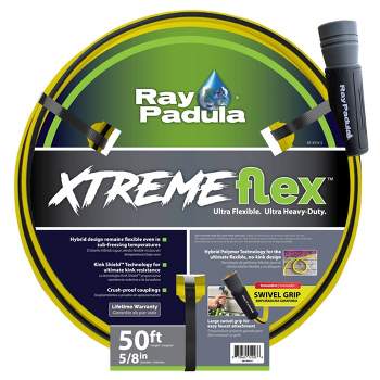 Ray Padula XtremeFlex Ultra Flexible 50ft Heavy Duty Hybrid Garden Hose - Yellow