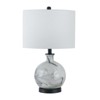 Metal Table Lamp Comes with Various Base Styles and a Hemp Lampshade for Modern Bedside Tables Desks Living Rooms - 4 of 4