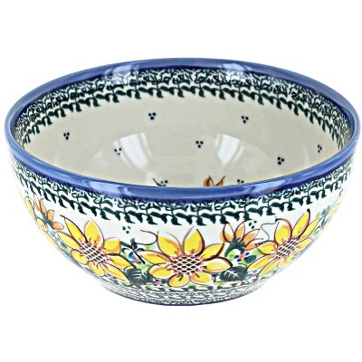 Blue Rose Polish Pottery M02 Galia Cereal/Soup Bowl
