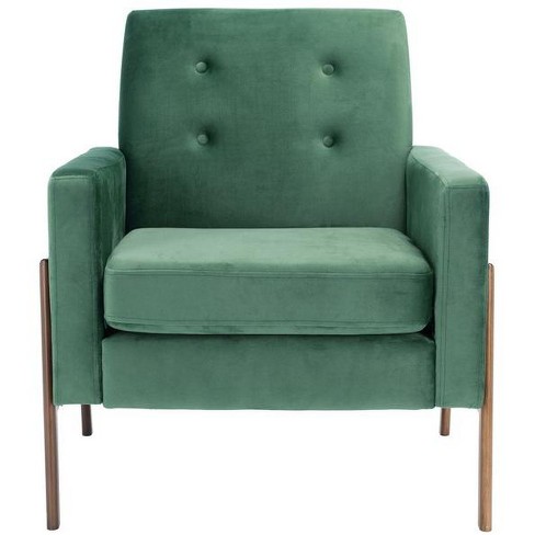 Green velvet best sale chair target