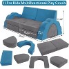 11pcs Modular Kids Play Couch, Children Sectional Sofa Floor Toddler Couch for Kids Creative Play, Convertible Foam Floor Sofa for Playroom Bedroom - 3 of 4