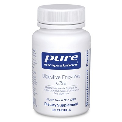 Pure Encapsulations Digestive Enzymes Ultra - Vegetarian Digestive Enzyme to Support Protein, Carb, Fiber, and Dairy Digestion*