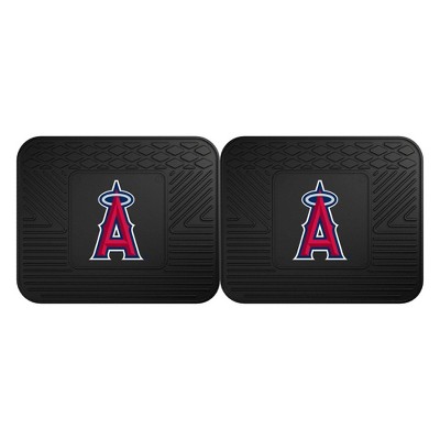 MLB Los Angeles Angels Vinyl Utility Mat Set - 2pc