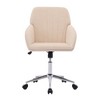 CAVINAS Adjustable Office Chair, Velvet Home Office Desk Chair, Ergonomic Office Chair, Swivel Chair, Backrest Seat, Desk Chair Comfy - 4 of 4