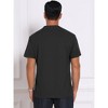 INSPIRE CHIC Men's Henley Shirt Breathable Short Sleeve Button Down T-Shirts - 3 of 4