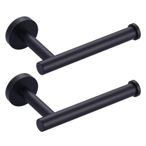 WOWOW Brushed Nickel Wall-Mount Single Arm Toilet Paper Holder for Bathroom, Washroom in Stainless Steel - 1 of 4