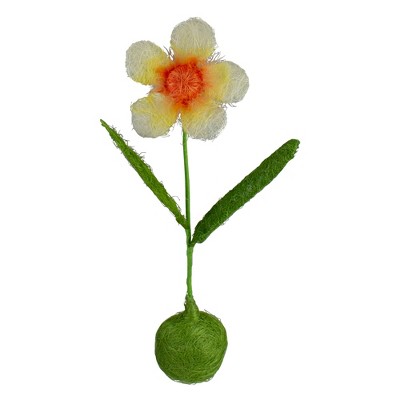 Northlight 19" Daisy Flower Artificial Spring Floral Table Top Decoration - Green/Yellow