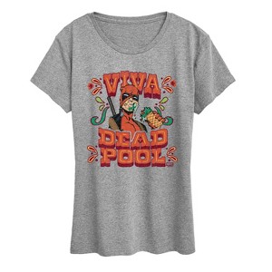 Women's - Marvel - Viva Deadpool Short Sleeve Graphic T-Shirt - 1 of 4