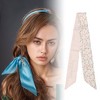 Unique Bargains Women's Ditsy Floral Long Ribbon Headband Pink 1 Pc - 2 of 4