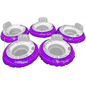 Bradley 5 Pack Heavy Duty River Tube Cover Only; Made in USA; Compatible with Intex River Run 53" tube - 1 of 4
