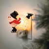 5"H Sullivans Ice Skating Snowman Nightlight  Multicolored - 4 of 4