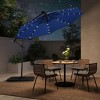 WestinTrends 10 Ft Outdoor Patio Solar LED Cantilever Umbrella - 2 of 4