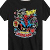 Boys' - Marvel - Spider-man Stickers Style Short Sleeve Graphic T-Shirt - 2 of 4