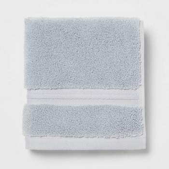 Spa Plush Washcloth Light Blue - Threshold™