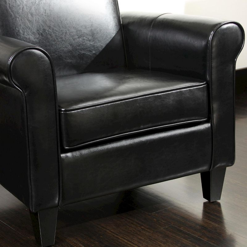 Freemont Bonded Leather Club Chair - Christopher Knight Home, 4 of 6