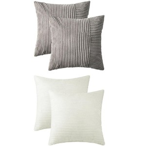 REGALWOVEN 4 Pcs Modern Couch Sofa Home Pillow Covers 18" x 18" - 1 of 4