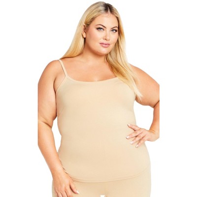Avenue Women's Plus Size Essential Cotton Knit Cami