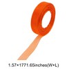 Unique Bargains Ribbon Convenient Sheer Organza & Satin Blend Polyester 1771.65"x0.79" 1 Pc - 3 of 4