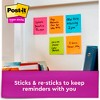 Post-it Sticky Pop-Up Notes, 3 x 3 Inches, Energy Boost Colors, 10 Pads with 90 Sheets - 2 of 4