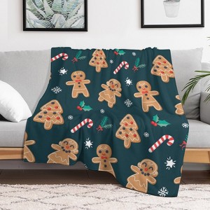Christmas Cookies Christmas Throw Blanket Soft Fleece Christmas Blanket Cozy Flannel Throw for Couch Bed 30x40 inches - 1 of 1