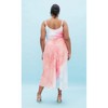 Women's Plus Size Mali Print Dress - coral | CITY CHIC - 3 of 4