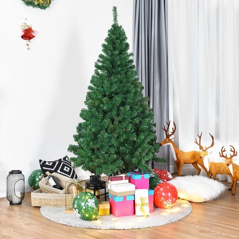 Costway 5ft/6ft/7ft/8ft Artificial Pvc Christmas Tree W/stand