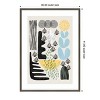 Amanti Art Abstract Garden 1 by Ioana Horvat Wood Framed Wall Art Print - 4 of 4