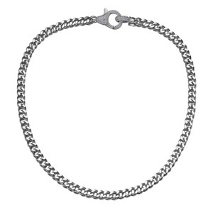 Guili Timeless 14k Gold Plated Curb Link Chain Necklace Ð Elegant in White or Gold, Stylish Jewelry with a Sleek and Classic Design - 1 of 2