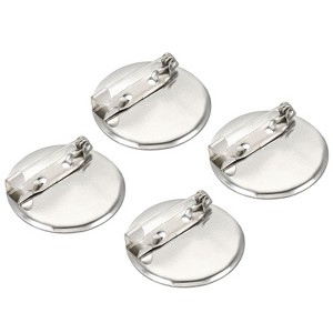 Unique Bargains Metal DIY Blankets Crafts Brooch Making Home Sewing Blank Trays Safety Pins 50 Pcs - 1 of 4