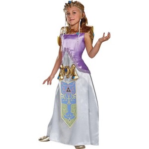 Girls' Zelda Deluxe Costume - 1 of 4