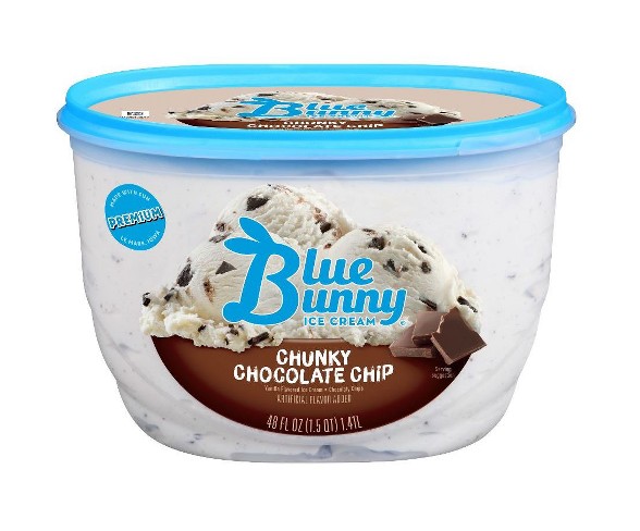 Blue Bunny Chunky Chocolate Chip Ice Cream - 48 fl oz